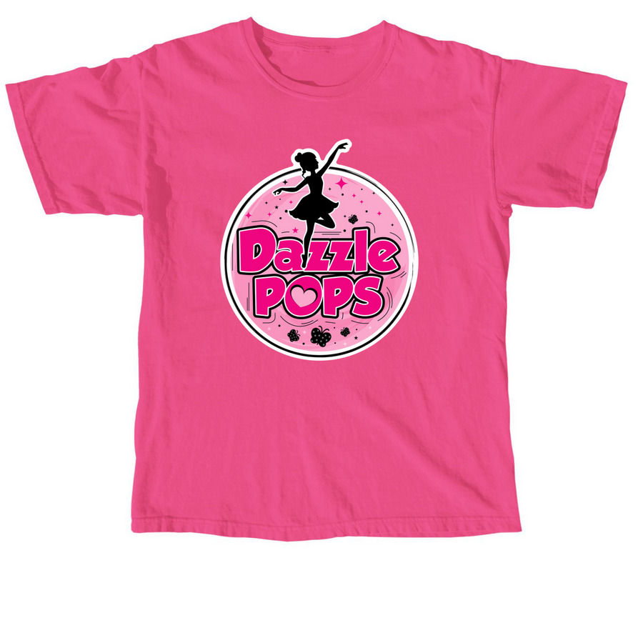 Dazzle Pops-Adult Sizes, a Neon Pink Comfort Colors Unisex Tee