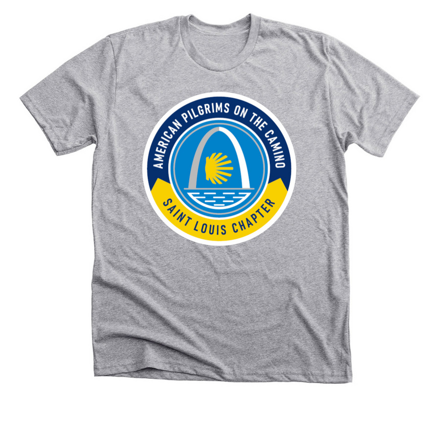 St. Louis Chapter v.2, a Athletic Heather Premium Unisex Tee