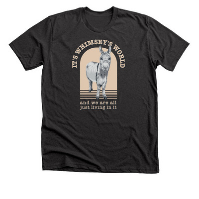 Whimsey's World (apparel), a Dark Grey Heather Premium Unisex Tee