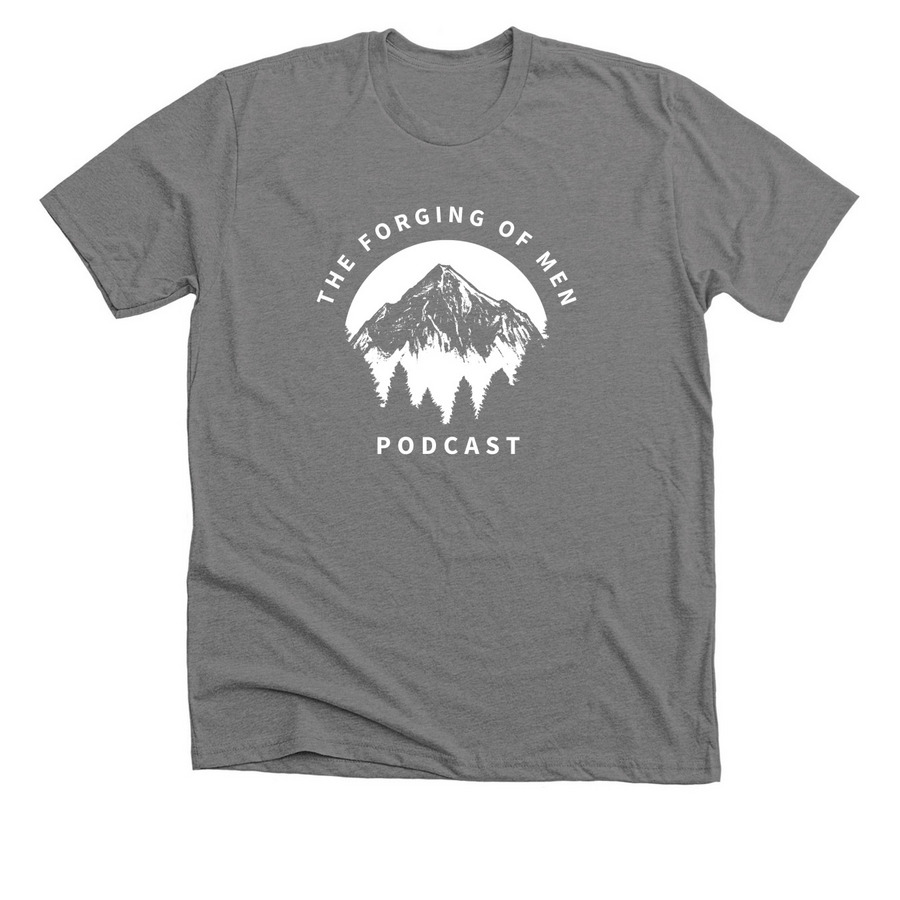 Summit/Arrow T-shirt, a Deep Heather Premium Unisex Tee