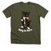 Hang in there! (Dark colors), a Heather Military Green Premium Unisex Tee