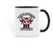 Baphomet T!t$, a Black Two-Tone Ceramic Mug