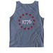 America 250 - tank, a Blue Jean Comfort Colors Tank Top (back-view)