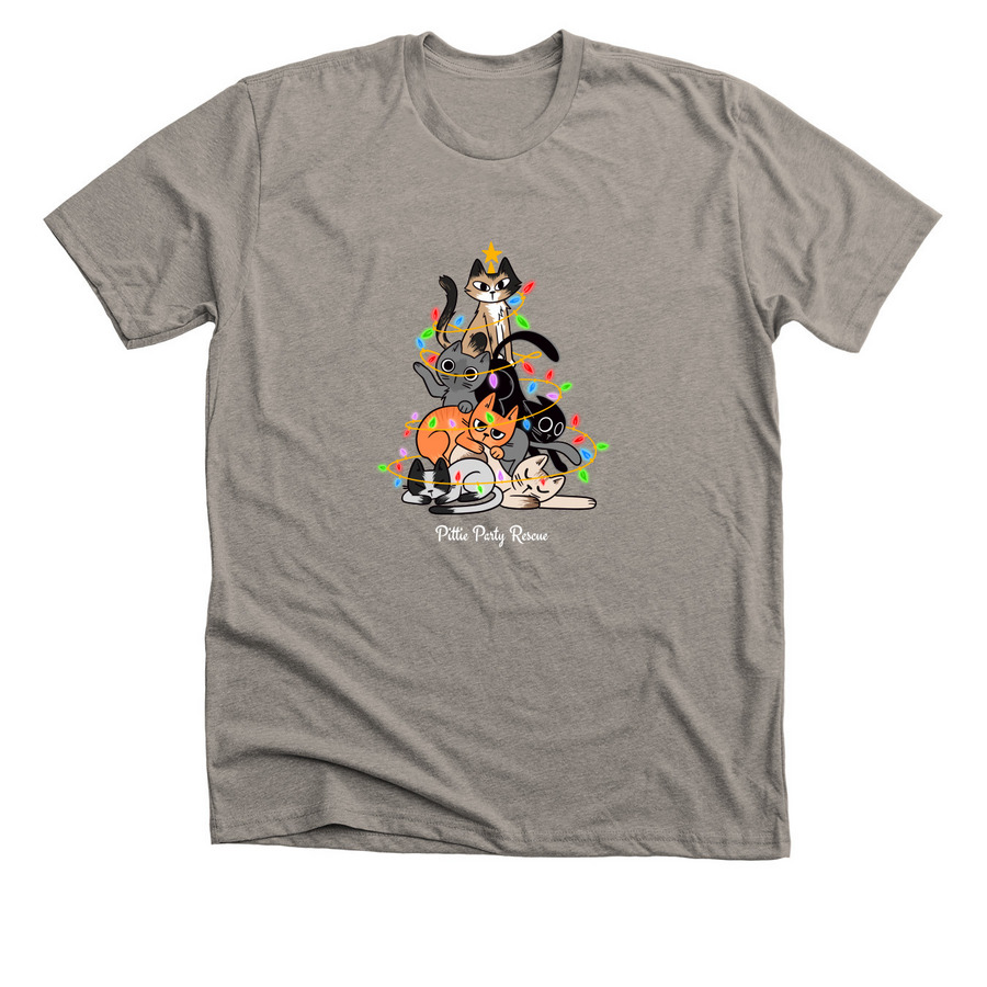 Holiday Collection: Catmus Tree, a Heather Stone Premium Unisex Tee