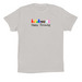 Happy Throwing: Light Colors, a Solid Athletic Grey Premium Cotton Tee