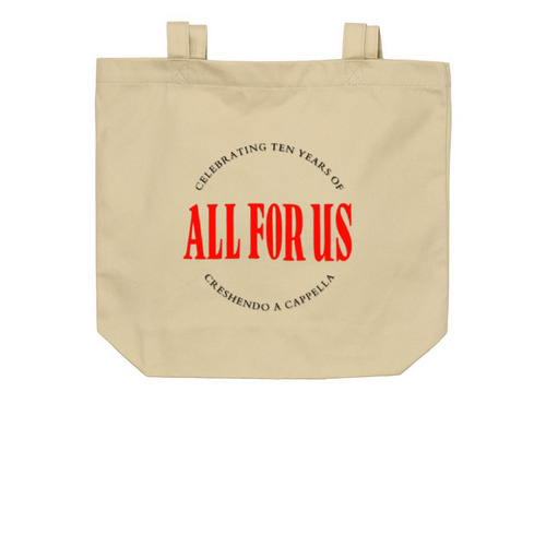 All For Us ? The Album Tote Bag, a Oyster Organic Cotton Tote Bag