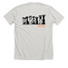 Dog Friendly, a Heather Cement Premium Unisex Tee (back-view)