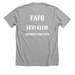 LEVI ELLIS MEMORIAL RUN 2026, a Athletic Heather Premium Unisex Tee (back-view)