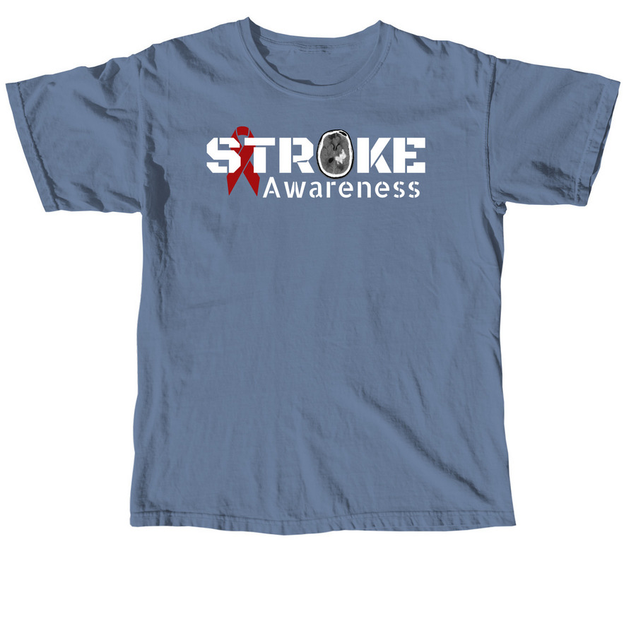 Stroke Advocacy Benefit for Choate Family, a Blue Jean Comfort Colors Unisex Tee
