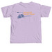 Support Family Farms, a Orchid Comfort Colors Unisex Tee (back-view)