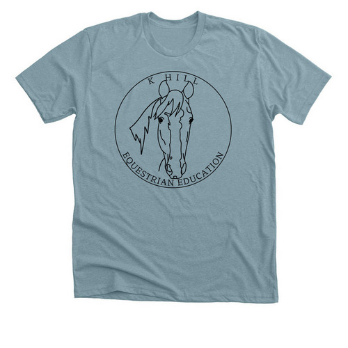 Support KHEE in Style - Sizzle Version, a Heather Blue Lagoon Premium Unisex Tee