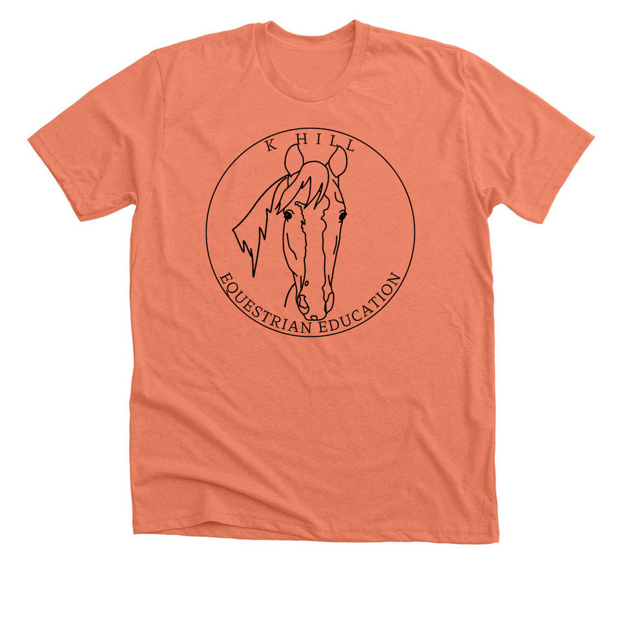 Support KHEE in Style - Sizzle Version, a Heather Sunset Premium Unisex Tee