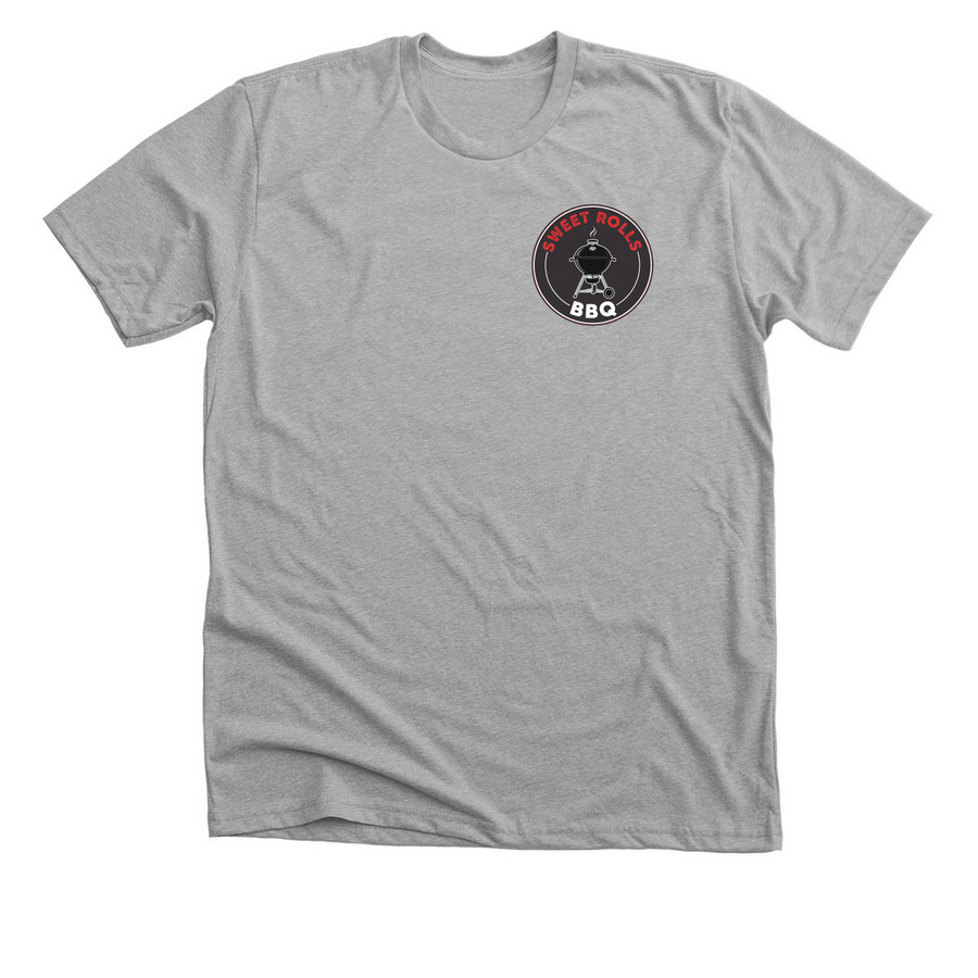 Official Sweet Rolls BBQ Merch!!, a Athletic Heather Premium Unisex Tee