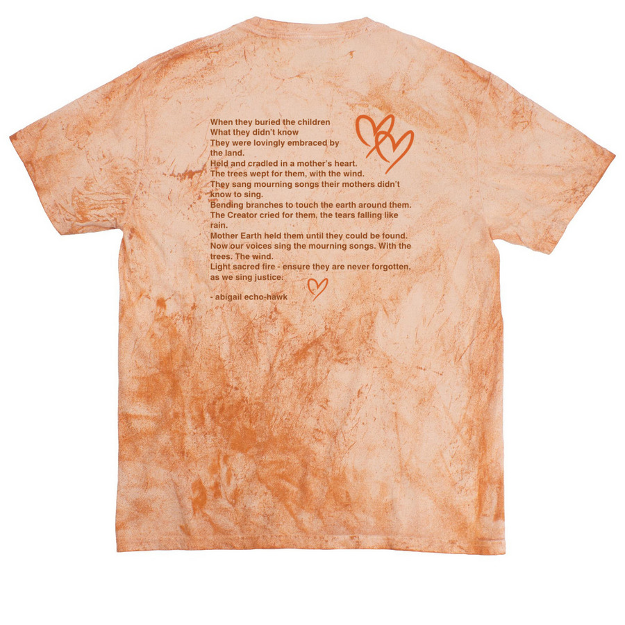 Every Child Matters | Sept. 30th, a Umber Comfort Colors Colorblast Tee (back-view)