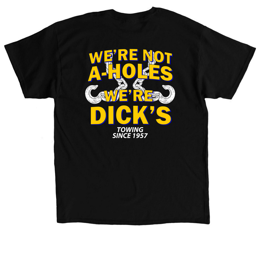 A-Hole Shirt 2.0, a Black Classic Unisex Tee (back-view)