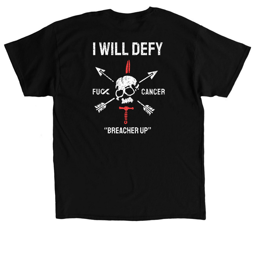 Breacher Up&nbsp; T-shirt, a Black Classic Unisex Tee (back-view)
