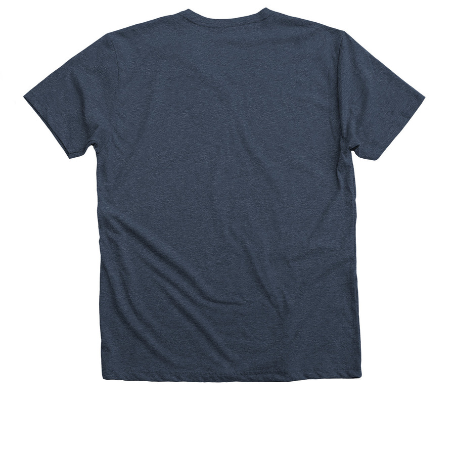 Get Your IBR Shirts!, a Heather Navy Premium V-Neck Tee (back-view)
