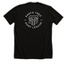 Adult Modern Logo Tee, a Solid Black Blend Premium Unisex Tee (back-view)
