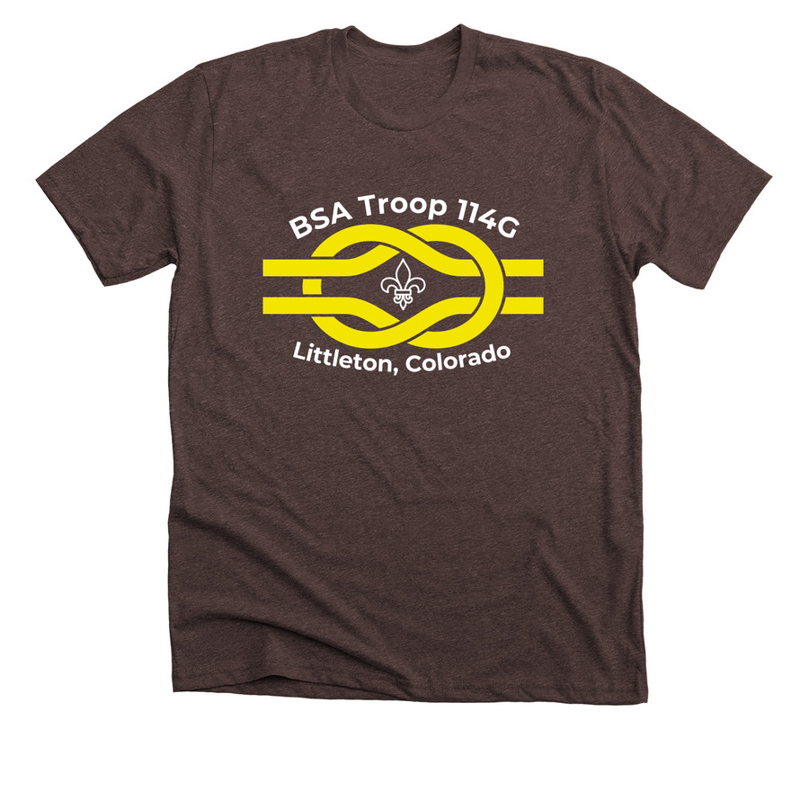 Class B Tshirt, a Heather Brown Premium Unisex Tee