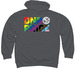 DNR Celebrating Pride Year Round Fundraiser, a Charcoal Midweight Pullover Hoodie