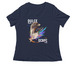 RETIRED - Dulce 2025 Winner, a Navy Women's Relaxed V-Neck Tee