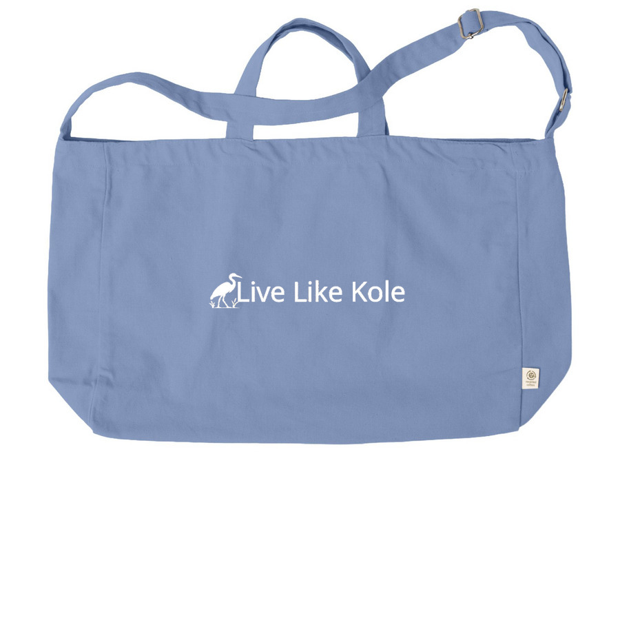 HERON TOTE, a Elemental Blue Reclaimist G2G Tote Bag