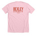 Bexley Strength Bunny, a Heather Pink Premium Unisex Tee (back-view)