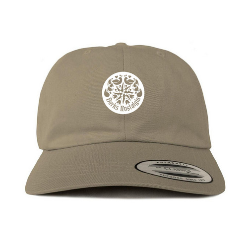 Berks Nostalgia Hex Hat, a Khaki Printed Classic Baseball Cap