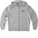 Roam & Refuel Bonfire, a Granite Grey Heather Allmade Organic French Terry Zip Up Hoodie