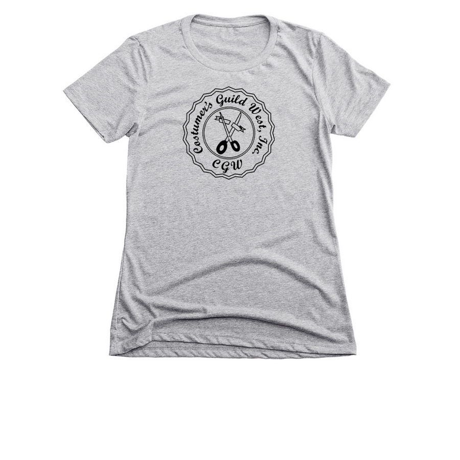 *Tailored* CGW Logo Black&nbsp;, a Dark Heather Grey Women's Slim Fit Tee