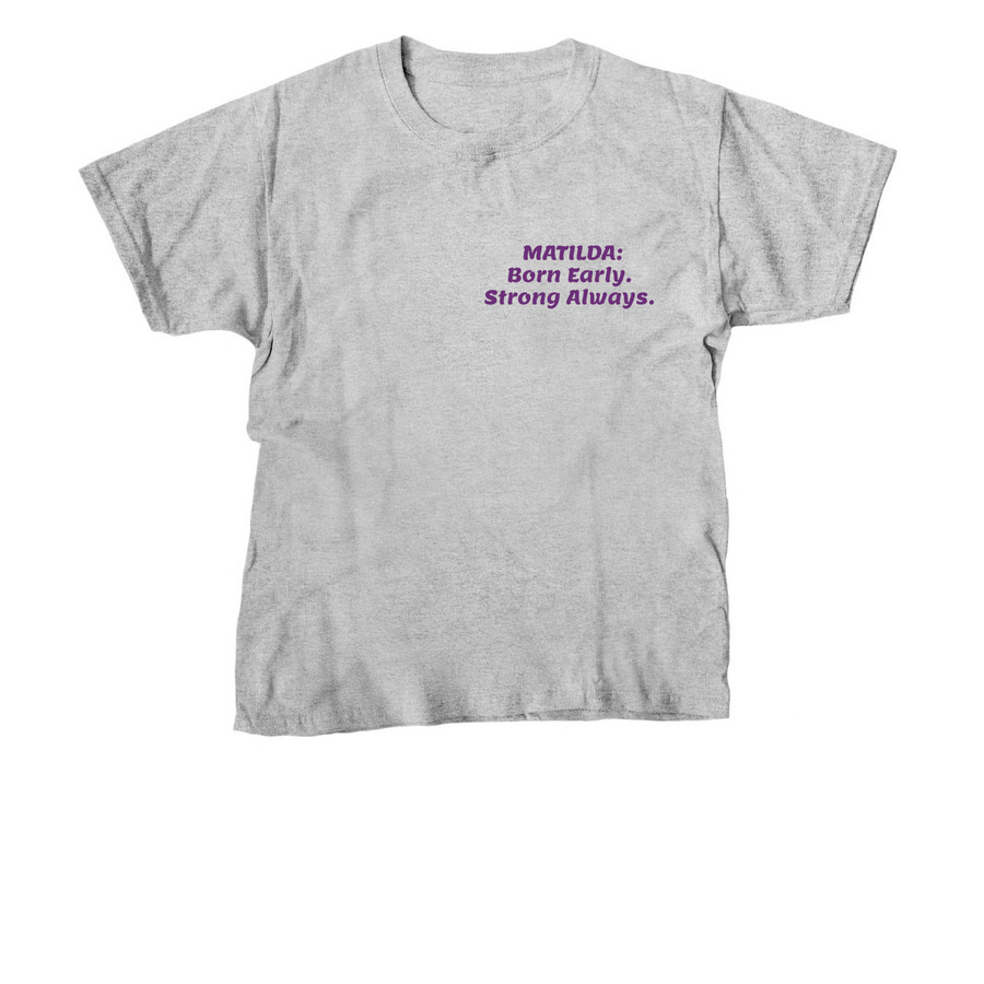 Team Matilda Shirts, a Sport Grey Youth Unisex Tee