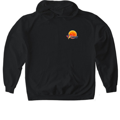 Camp Cinder, a Black Gildan Softstyle Pullover Hoodie