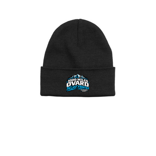 Ovard The Last Frontier, a Black Printed Base Camp Beanie
