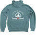 Hoodies for the Love of Senior Pets!, a Heather Deep Teal Zip Up Hoodie (back-view)