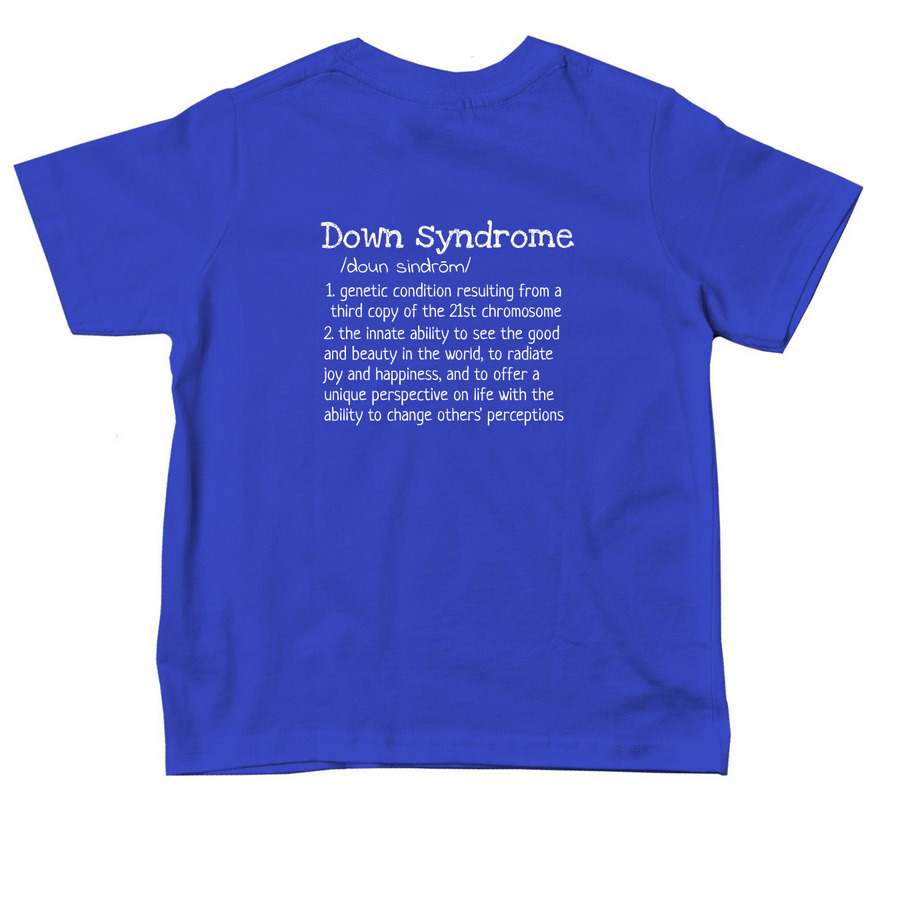 Kinley's Klubhouse, a Royal Blue Toddler Tee (back-view)