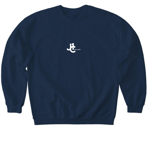 All love, always., a Navy Softstyle Crewneck Sweatshirt