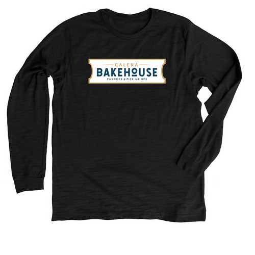Galena Bakehouse, a Solid Black Blend Premium Long Sleeve Tee