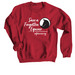 SAFE Script Logo, a Cardinal Red Crewneck Sweatshirt