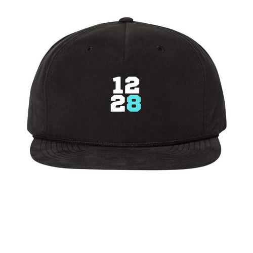 1228 Snapback, a Black Printed Umpqua Snapback Cap