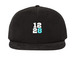 1228 Snapback, a Black Printed Umpqua Snapback Cap