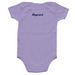Algo baby logomark onesie, a Lavender Infant Onesie (back-view)