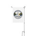 In Memory of Magdalena Jablonska, a White 12" x 18" Yard Flag with Stake