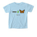 Monarch Butterfly Lifecycle - Youth, a Chambray Comfort Colors Youth Tee