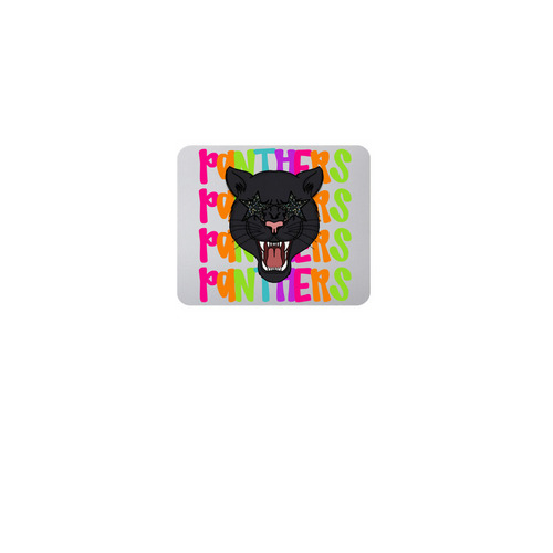 Preppy Panther Mousepad, a White Full Color Mouse Pad