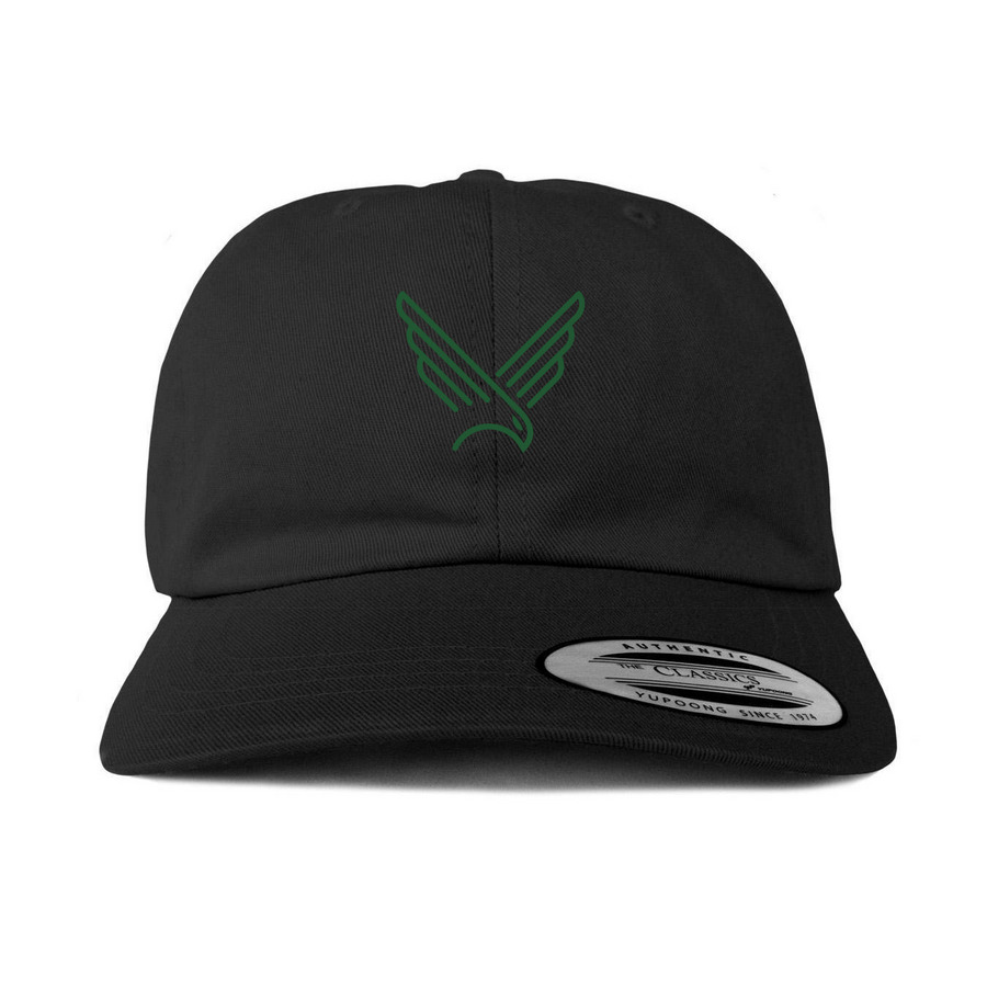 Printed Classic Ball Cap, a Black Printed Classic Baseball Cap