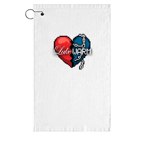 LukeWARM Golf Towel, a White Golf Towel