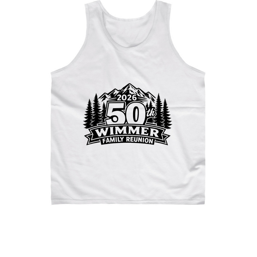 Adult Tank, a White Classic Unisex Tank Top