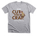 Cut the Crap CRWA, a Athletic Heather Premium Unisex Tee