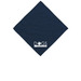 Dogs on Deployment Bandanas (White Logo), a Navy Cotton Bandana