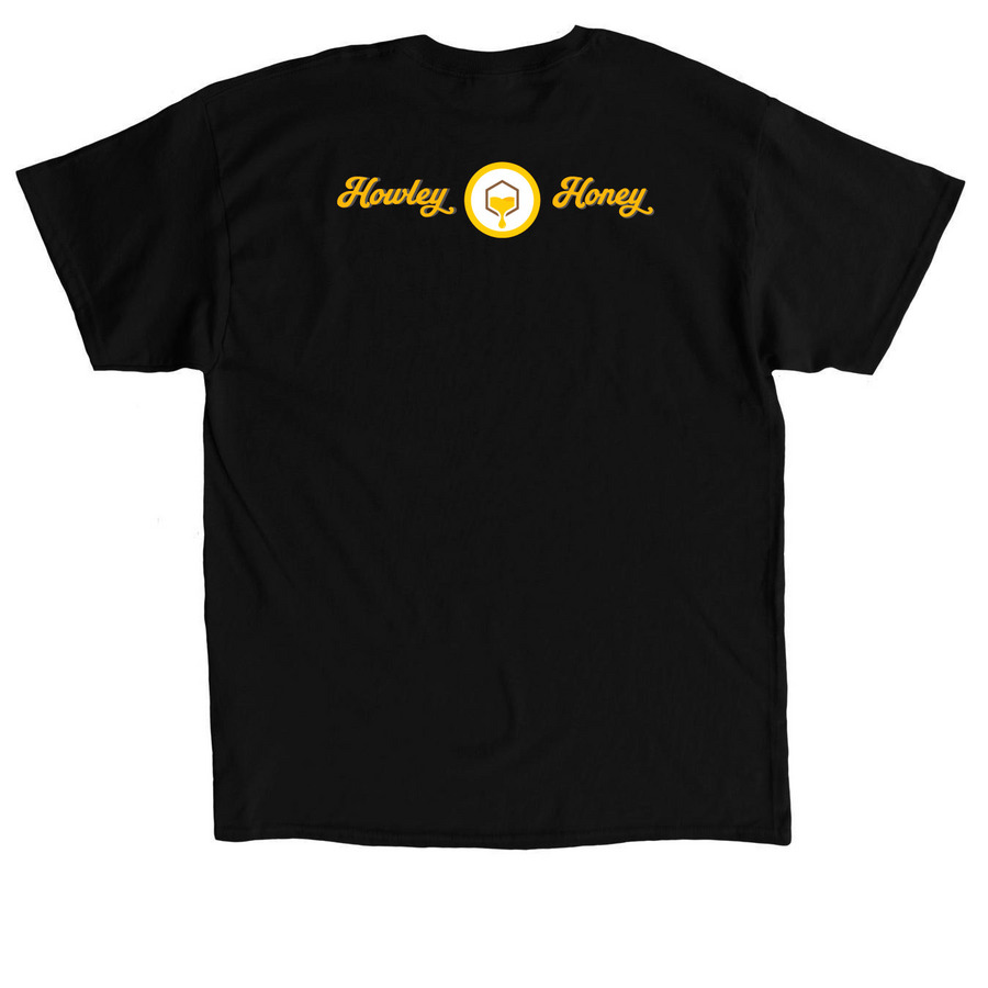Honey Harvest&nbsp; Shirts, a Black Classic Unisex Tee (back-view)